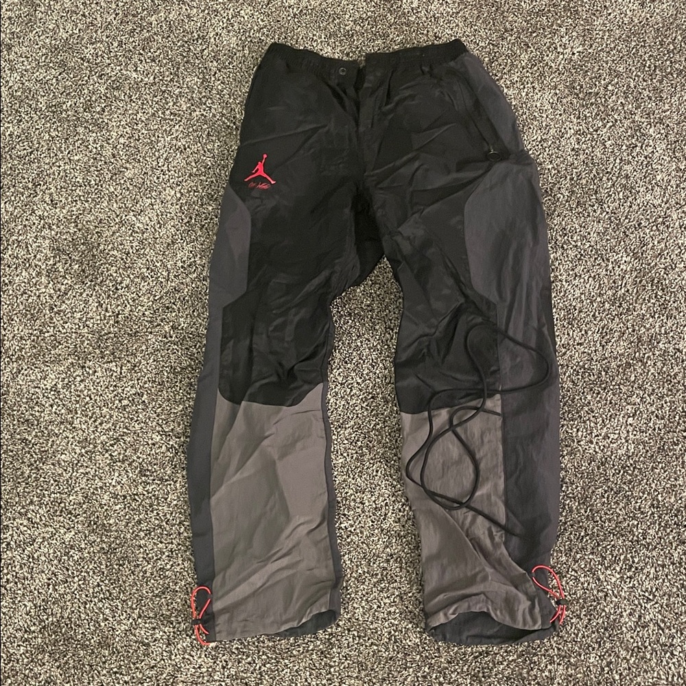 Nike Black and Red Air Jordan x OFF WHITE Joggers